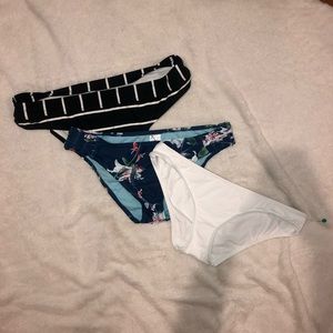 Bundle of 3 - Kona Sol Swim Bottoms - NWOT
